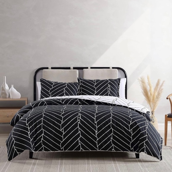 City Scene Other - City Scene Ceres Cotton Black Duvet Cover Set KING NEW